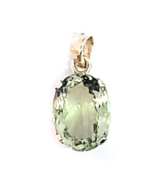 Green quartz pendant  - 1