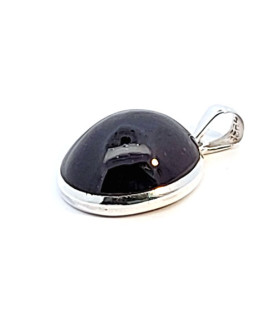 Black sapphire pendant  - 1