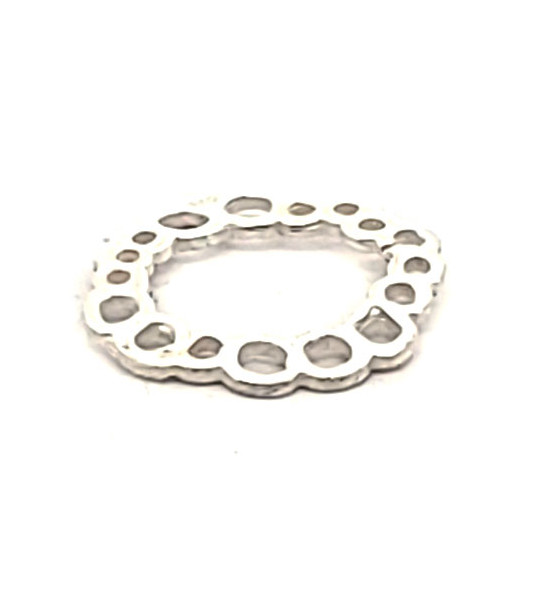 Silver element circle small, silver  - 1