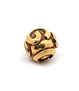 Silver bead Indian gold  - 1