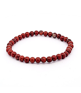 Red jasper children's bracelet, 16 cm  - 2