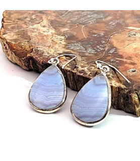 Chalcedony earrings  - 1