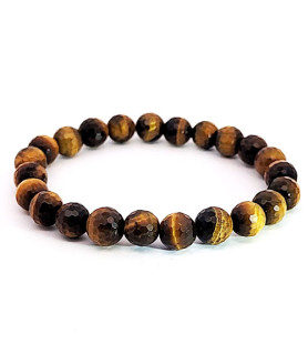 Tiger's eye bracelet 8 mm  - 1