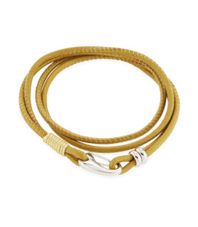 Leather bracelet Kelly Gold  - 1