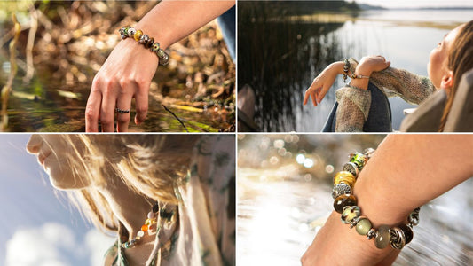 Trollbeads Frühlingskollektion 2025 – Carpe Diem Glas und Silber Charms