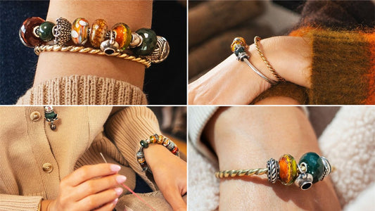 Trollbeads Herbstkollektion 2025 – Hygge Glas und Silber Charms