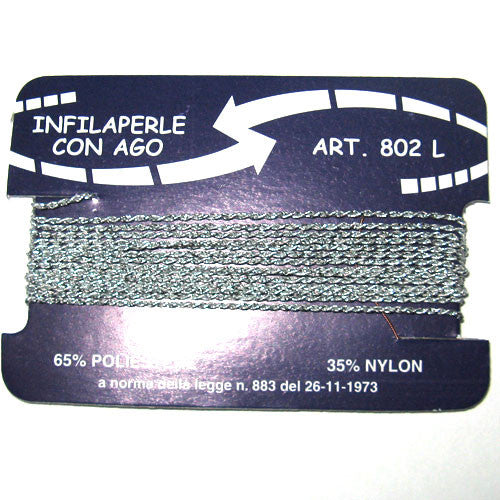 Perlseide Polyamid silber  - 1