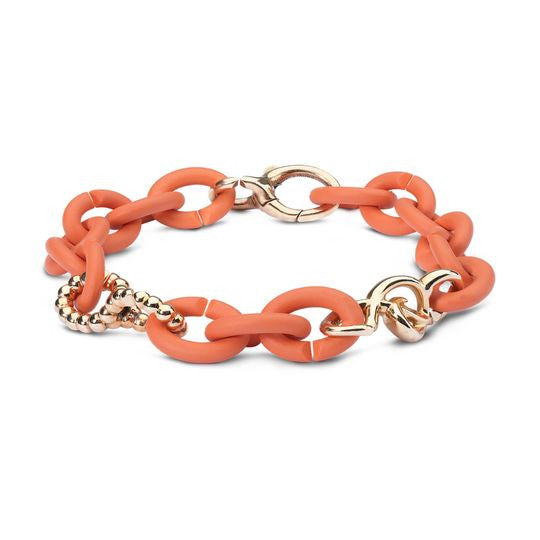 Kautschuk Link, soft apricot X Jewellery - 2