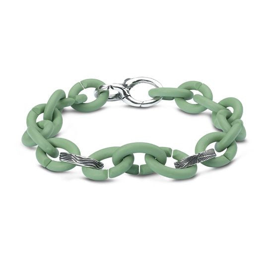 Kautschuk Link, mintgrün X Jewellery - 1