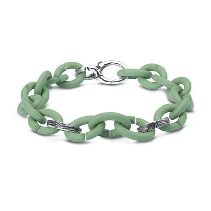 Kautschuk Link, mintgrün X Jewellery - 1