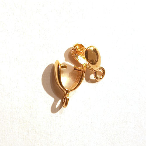 Clip/Steinhalter silber rosé vergoldet Steindesign - 1