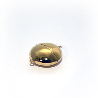 Magnetschließe Disco Silber vergoldet  - 1