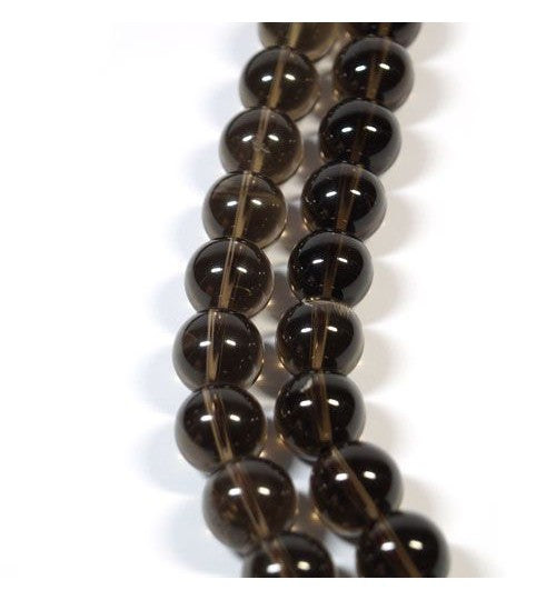 Rauchquarz Kugelstrang 12mm  - 1