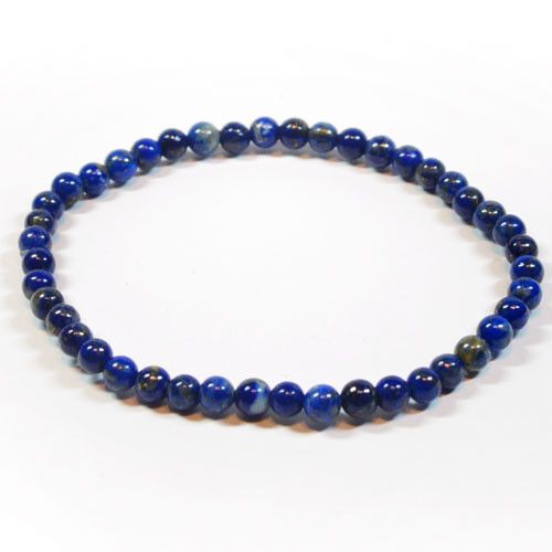 Kugel-Armband Lapis Lazuli 4mm  - 1