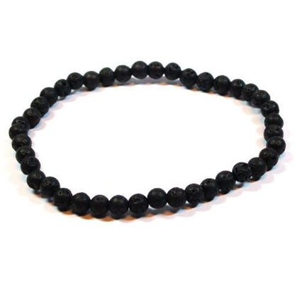 Kugel-Armband Lava 4mm  - 1