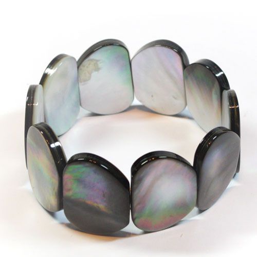 Perlmutt-Armband Tahiti, 20 x 28mm  - 1