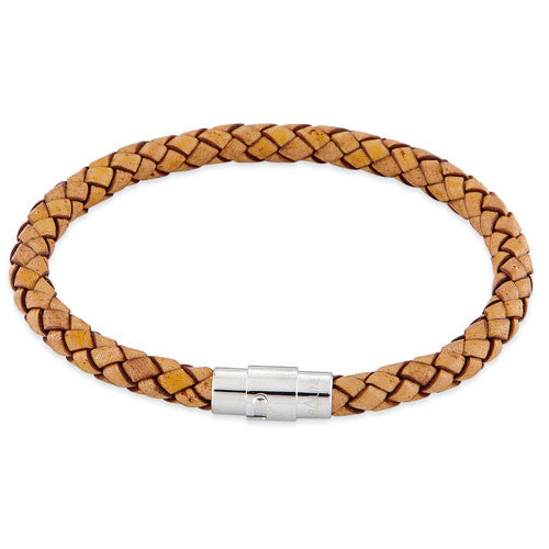 Leder Armband Juno Beige  - 1