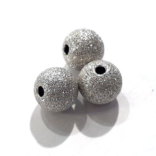 Kugel 8 mm, Silber rh diamantiert  - 1