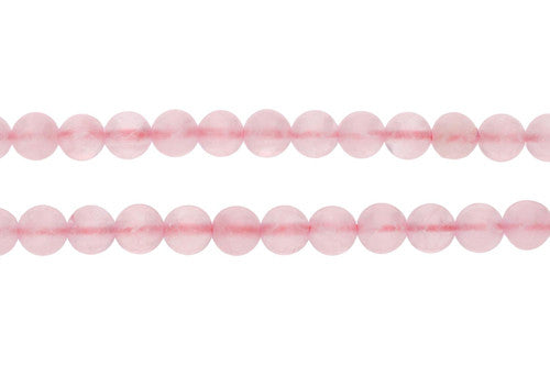 Rosenquarz Kugelstrang 4 mm  - 1