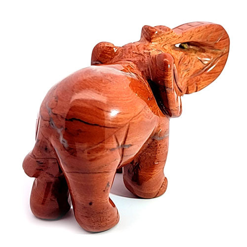 Elefant Roter Jaspis 8 cm