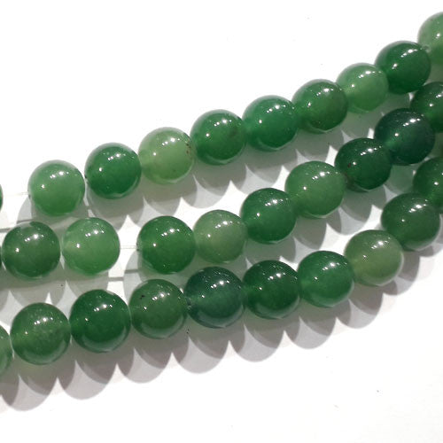 Jade grün, Kugelstrang 10 mm  - 1