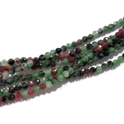 Rubin-Zoisit, Kugelstrang 3 mm  - 1