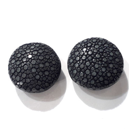 Rochenleder Disc schwarz (1 Stück)  - 1