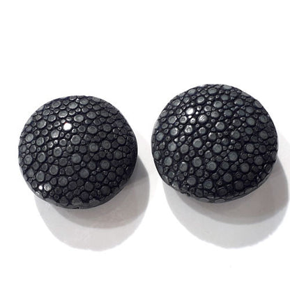 Rochenleder Disc schwarz (1 Stück)  - 1