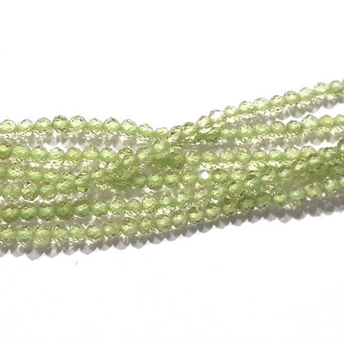 Peridot facettiert Strang 2mm  - 1