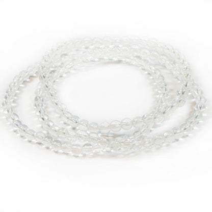 Bergkristall Kugel-Armband 4mm  - 4