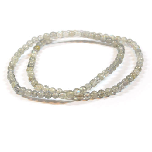 Labradorit Kugel-Armband 4mm  - 1