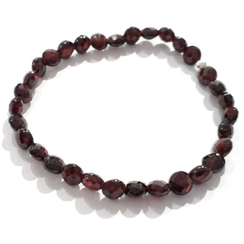 Granat Armband facettiert  - 1