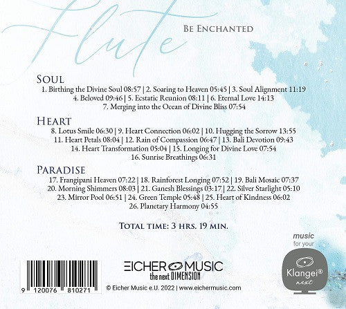 Klangei next - Soul, Heart and Paradise Flute SET gold Eicher Music - 7