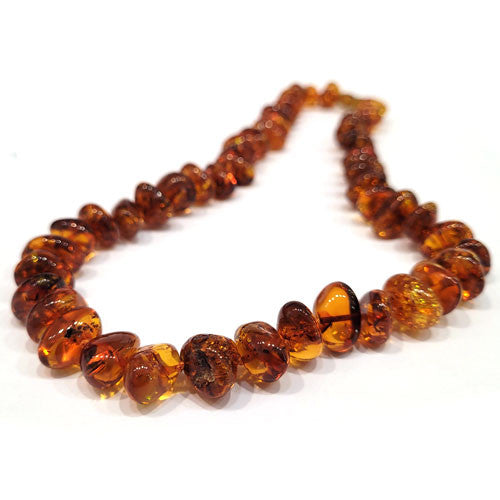 Bernstein Kette Tumble 10 - 14mm  - 1