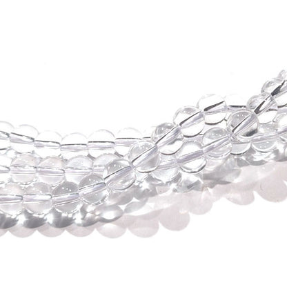 Bergkristall Kugelstrang 6mm  - 2