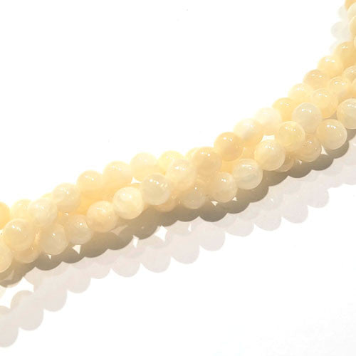 Orangencalzit Kugelstrang 6mm  - 1