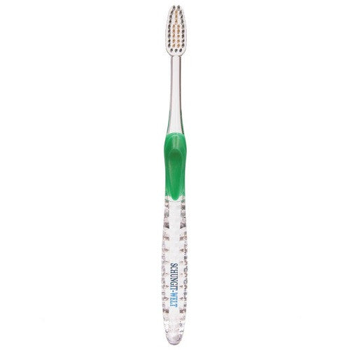 Zahnbürste Edelschungit + Gold, grün  - 1