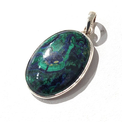 Azurit-Malachit Anhänger  - 1