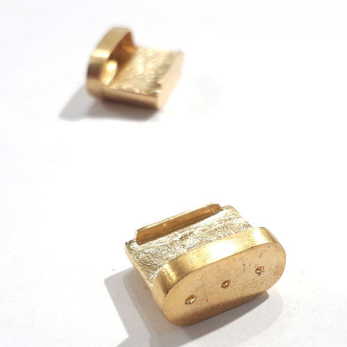 Armbandschließe Square, Silber vergoldet matt  - 2