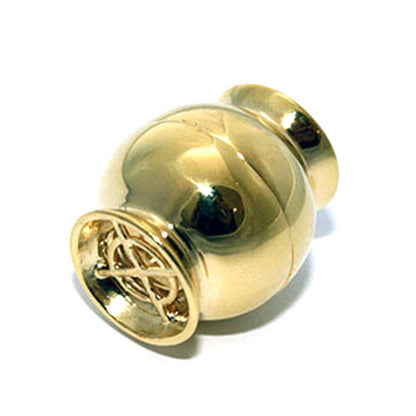 Magnetschließe Netz groß, Silber vergoldet  - 1