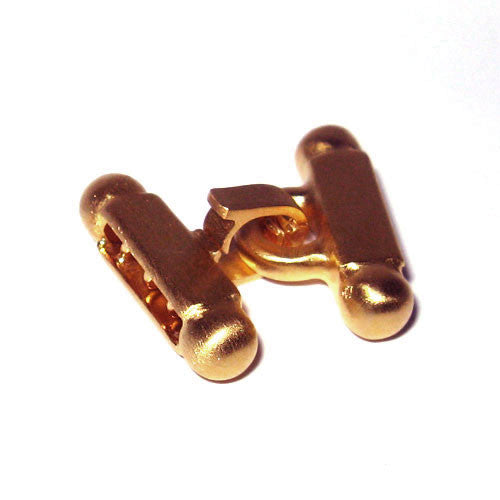 Stegschließe klein Silber rosé vergoldet matt  - 1