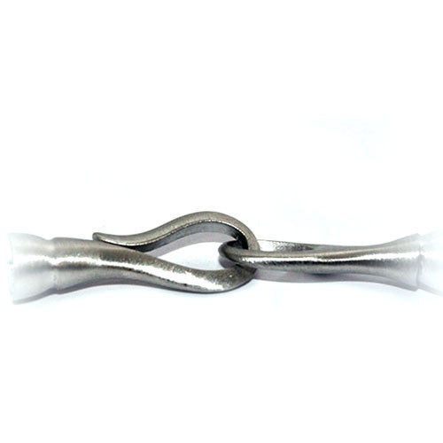 Schließe Tennis groß, Silber rhodiniert matt  - 1