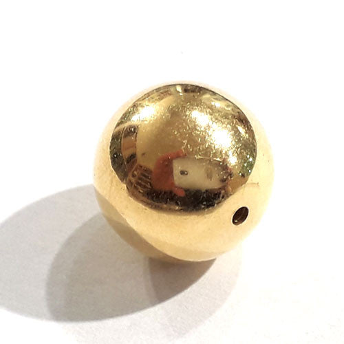 Kugel 12 mm Silber vergoldet (1 Stück)  - 1