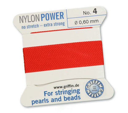 Nylon Power Perlseide rot Griffin - 1