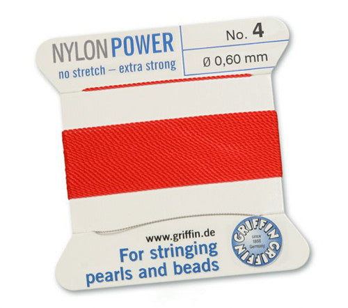 Nylon Power Perlseide rot Griffin - 1