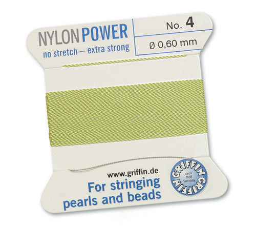 Nylon Power Perlseide jadegrün Griffin - 1