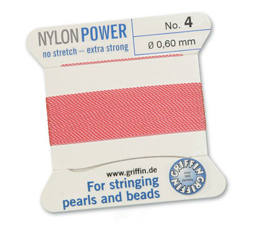 Nylon Power Perlseide rosa Griffin - 1
