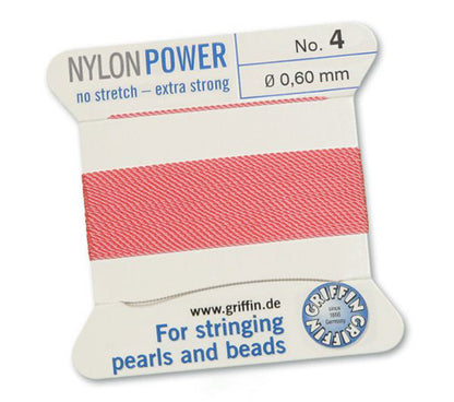 Nylon Power Perlseide rosa Griffin - 1