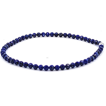 Lapislazuli Armband facettiert 3 mm  - 2
