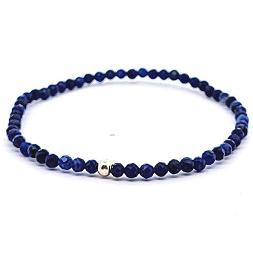 Sodalith Armband facettiert 3 mm  - 1